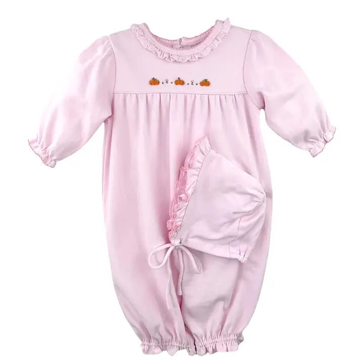 Petit Ami Pink Pumpkin Gown