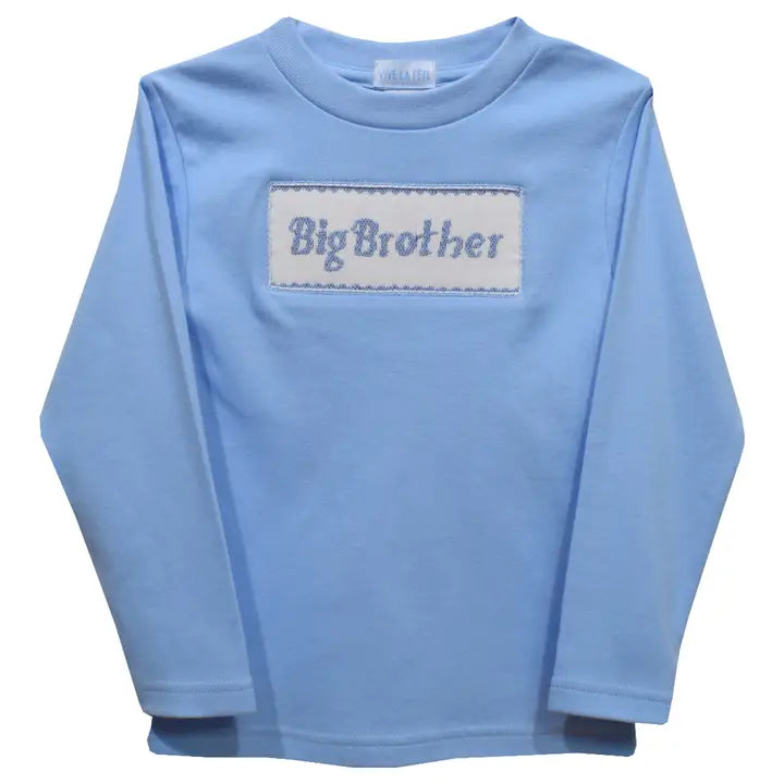 Smocked Big Brother Long Sleeve Shirt