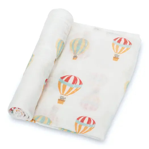Up in the Air Muslin Blanket