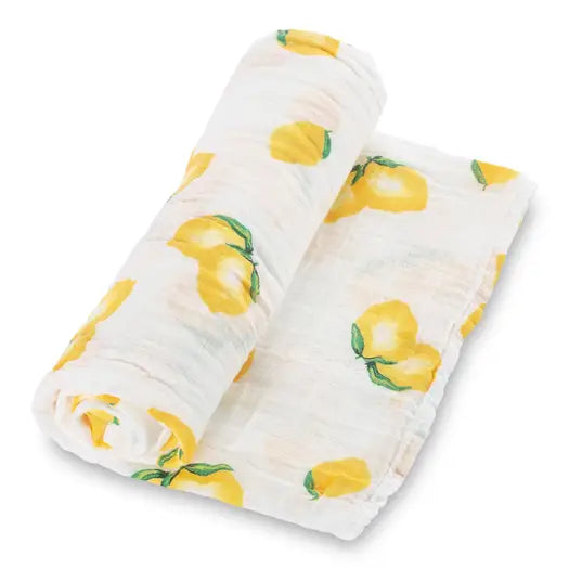 Lemons Muslin Blanket
