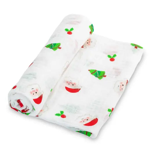 Santa Claus Muslin Blanket