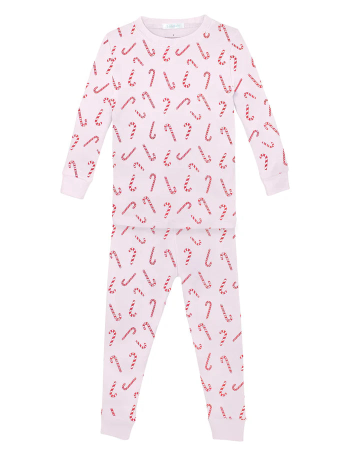 Pink Candy Canes 2PC Pajamas