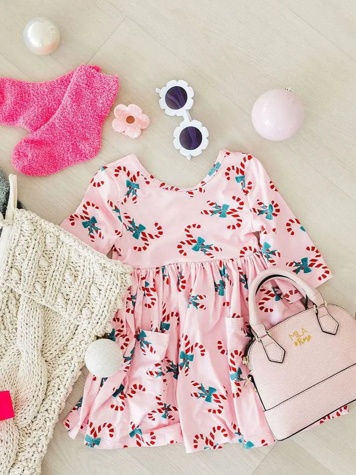 Candy Cane Twirl Dress