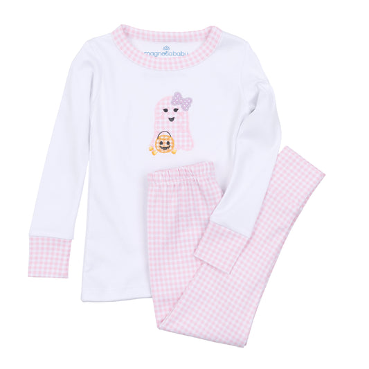 Magnolia Baby Boo Crew! Pajamas Pink