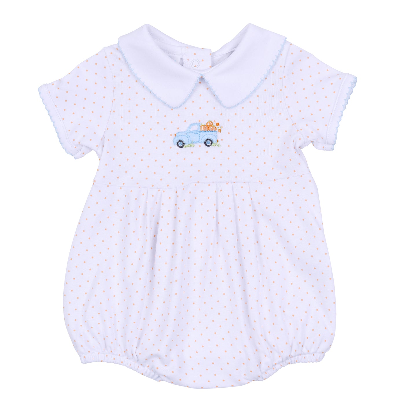 Magnolia Baby Pumpkin Patch Collared Bubble Blue