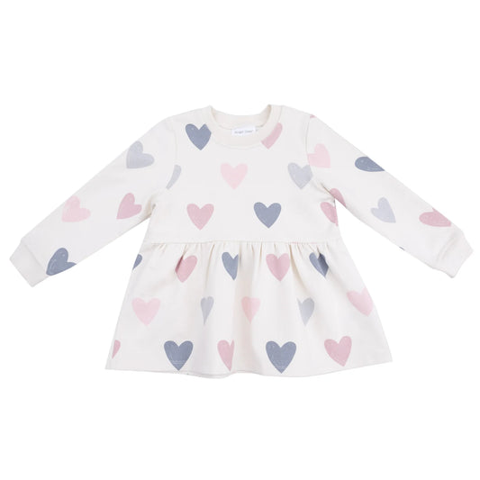 French Terry Hearts Dress