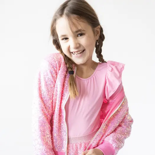 Bubblegum Pink Sequin Skort