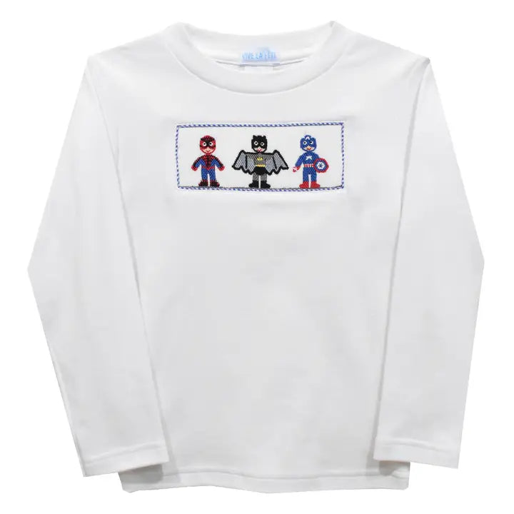 Vive La Fete Superhero Smocked Shirt