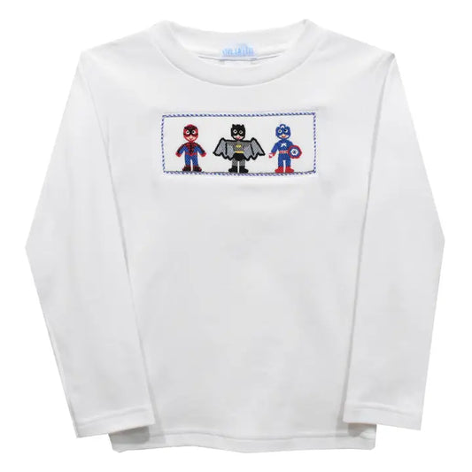 Vive La Fete Superhero Smocked Shirt