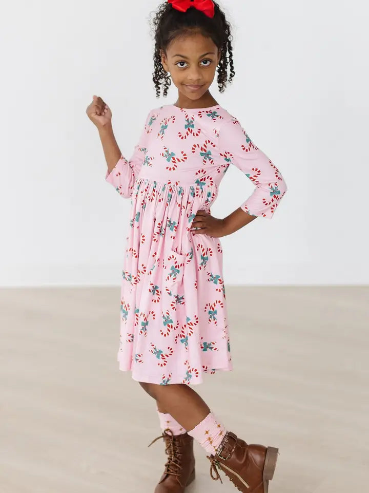 Candy Cane Twirl Dress