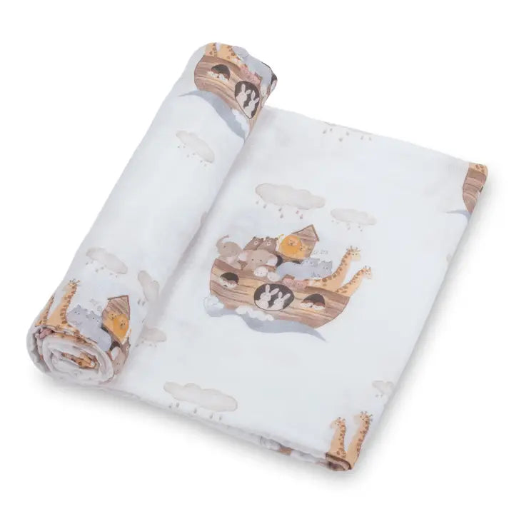 Noah's Ark Muslin Blanket