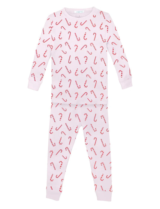 Pink Candy Canes 2PC Pajamas