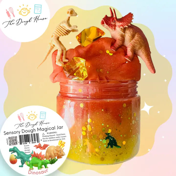 Fun Sized Dinosaur Dough Jar