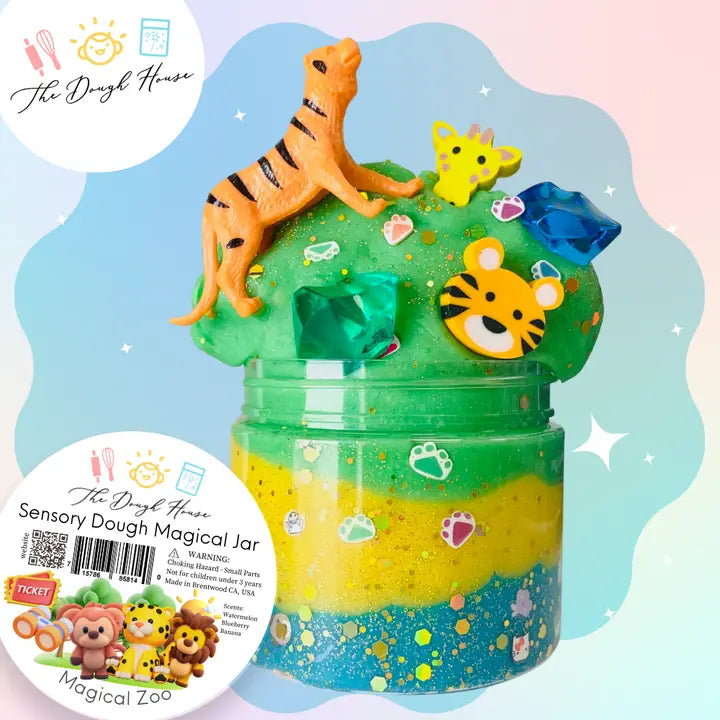 Fun Sized Zoo Magical Dough Jar