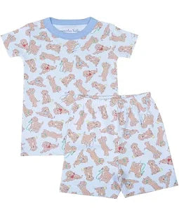 Golden Pup Shorts Pajamas