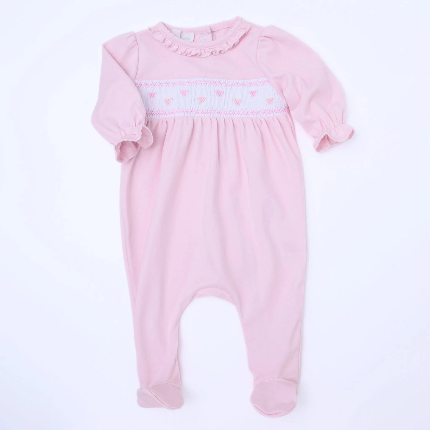 Valentine's Classics Smocked Footie