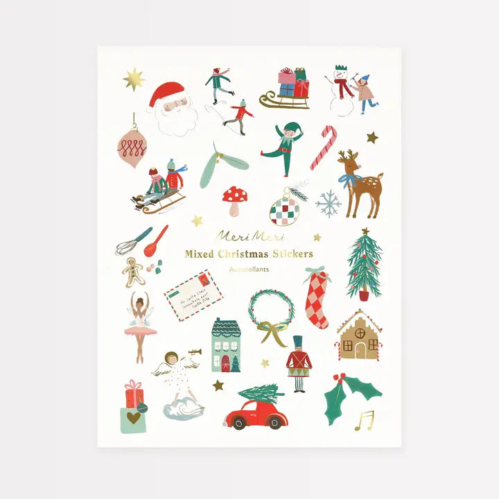 Mixed Icons Christmas Stickers
