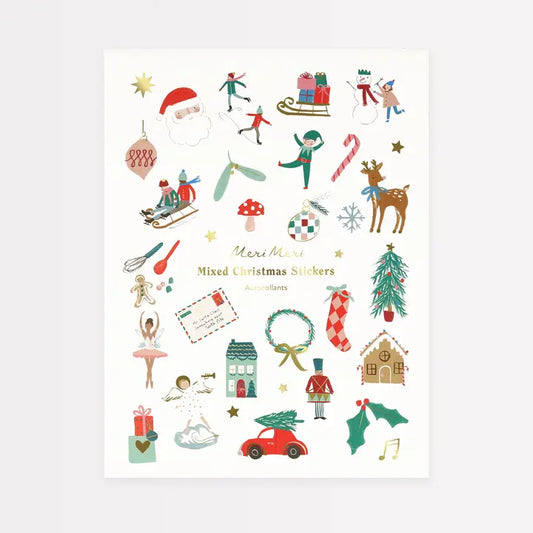 Mixed Icons Christmas Stickers